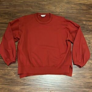 Orange 3/4 Sleeve Sweater
